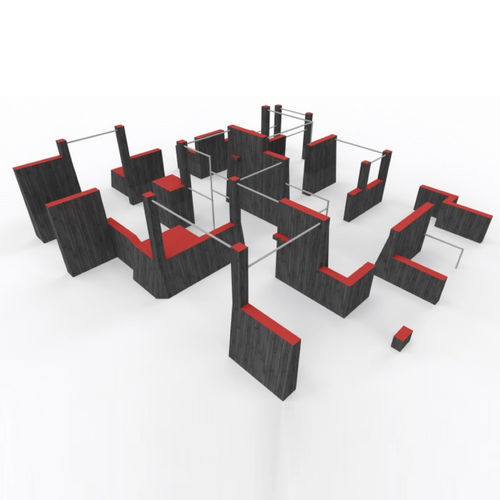 Trimm-Dich-Pfad / für Spielplätze - PARKOUR PRO L  - Tiptiptap - für Außenbereich