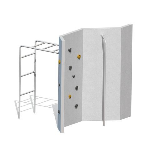 Festinstallierte Kletterwand - CON301 - Tiptiptap - für Spielplätze