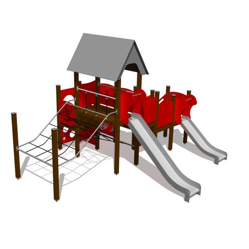 Polyethylen-Spielplatzgerät - ALDON  - Tiptiptap - modular