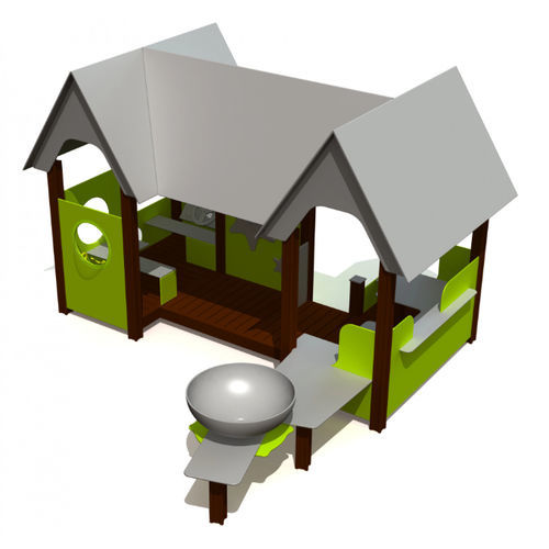 Spielhaus für Spielplätze - MANSION - Tiptiptap - bodenstehend
