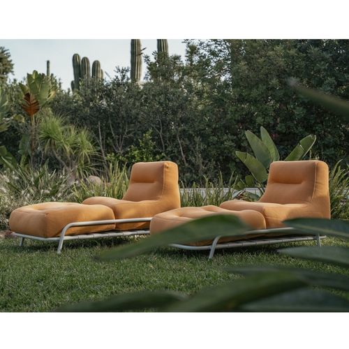 Moderne Sonnenliege - Sit Pool  - OGO - Stoff / Aluminium / für Pool