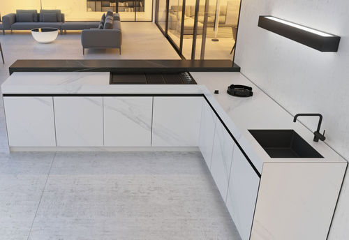 Outdoor-Küche - N2 DEKTON AURA - Novara Outdoor Kitchens - modern / Kunststein / Metall