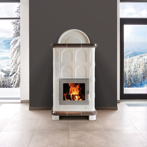 Holz-Kaminofen - STUBE - paterno - 10 kW...20 kW / modern / Stahl