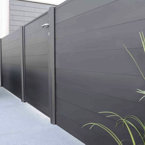 Plattenzaun - URBAN  - Formino - Garten / Aluminium / modern