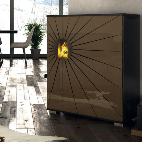 Pelletkaminofen - COSMO - LineaVz - 0 - 5 kW / modern / Gusseisen
