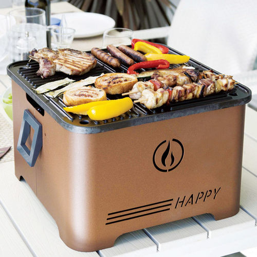 Pelletgartengrill - HAPPY - LineaVz - freistehend / Gusseisen