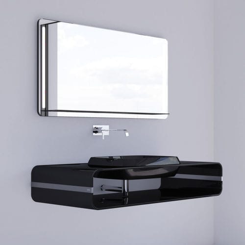 Eingebautes Waschbecken - KAAWAN - Carbon Composites, SL - Aluminium / Kohlenstofffaser / mit integrierter Waschtischplatte