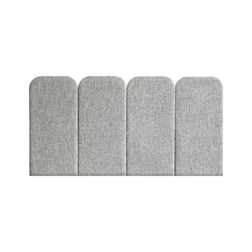 Kopfteil für Doppelbetten - PAN: VELVET GRIS CLAIR - NUÉE ÉDITION - modern / Stoff / Polster