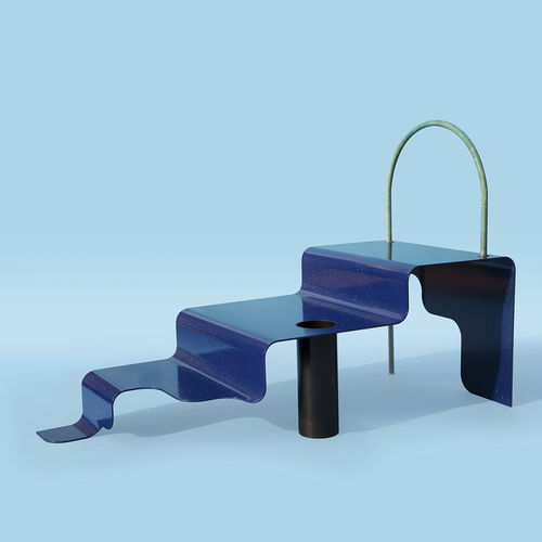Design-Klappleiter / für den Innenbereich - KIN & COMPANY