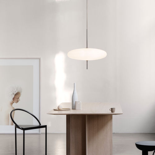 Hängelampe - 2065 - Astep - Aluminium / Opalglas / Methacrylat