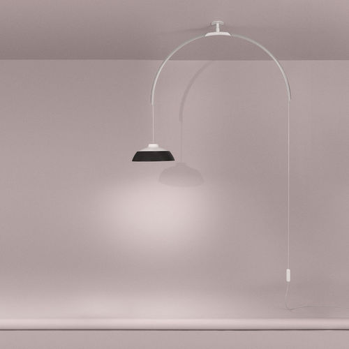 Hängelampe - 2129 - Astep - Aluminium / Messing / Methacrylat