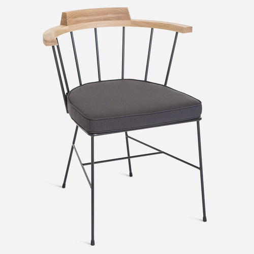 Moderner Stuhl - MIM 754 - Vergés - für den Innenraum / Stoff / Massivholz