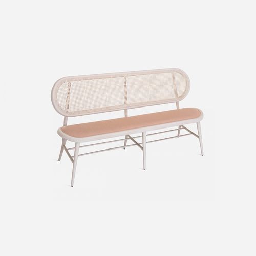 Moderne Bank - BERNARDES 292 - Vergés - Buche / Stoff / Leder