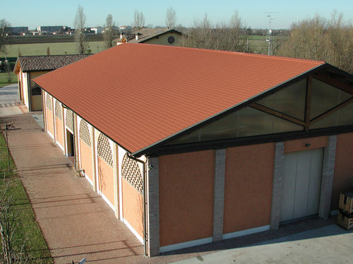 Schrägdach - COPPO ROMA - Alubel - Metall / Ziegeloptik / Gefälle zwischen 2% und 20%