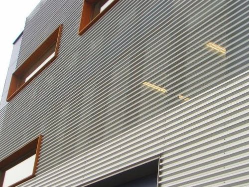 Paneel-Fassadenverkleidung - ALUBEL 44 - Alubel - Blech / horizontal / nachhaltig
