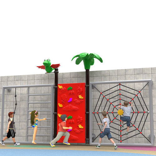 Festinstallierte Kletterwand - CHILDREN'S PHYSICAL TRAINING - Shandong Jing Ao Sports Equipment Co.,Ltd - für Spielplätze