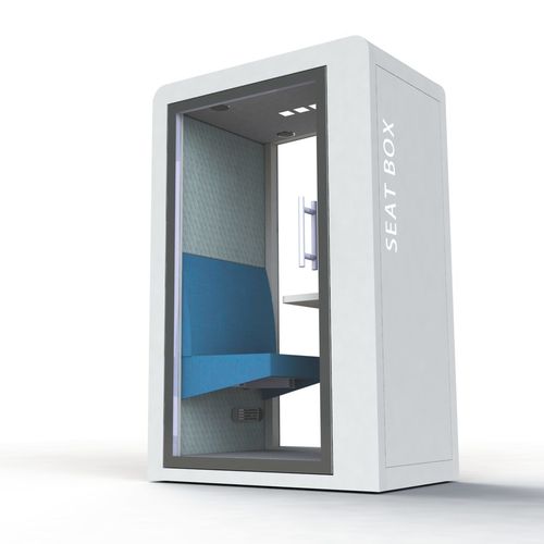 POD-Büro / Akustik - PROCYON SEAT BOX - SBS - mit integrierter LED-Beleuchtung / Glas