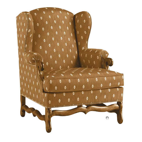 Sessel / Ludwig XIII. - BE1327 - Henryot & Cie - Stoff / Ohren / Bergère-Stil