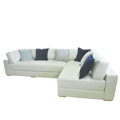 Ecksofa - LOBBY - Henryot & Cie - modern / Stoff / weiß