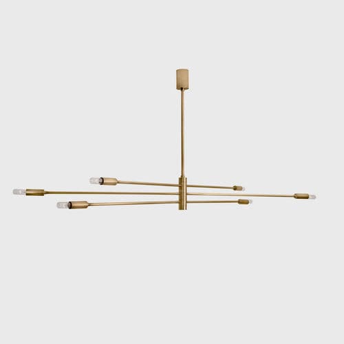 Moderne Deckenleuchte - POTAMOI - ANAKTAE - linear / Messing / LED