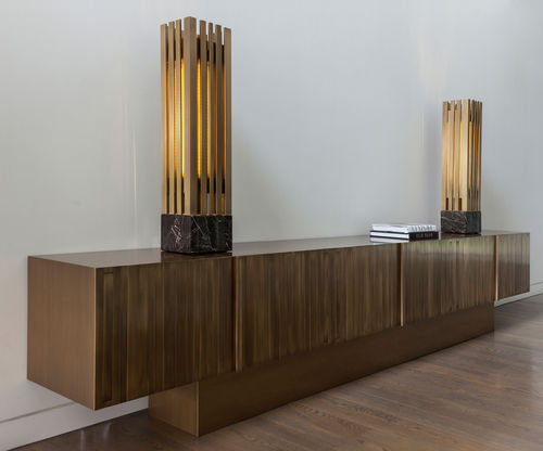 Klassisches Sideboard - EUROTAS - ANAKTAE - Holz / maßgefertigt / braun