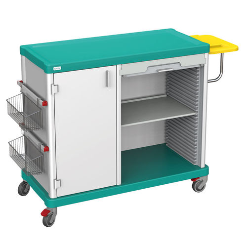 Wäschewagen - 2 SECTIONS – DOOR & ROLLING SHUTTER - Francehopital - für Gesundheitseinrichtungen / für Krankenhaus / für Gewerbegebrauch
