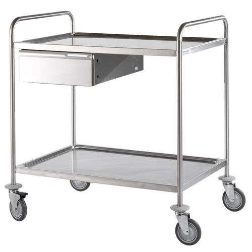 Wagen für Gesundheitseinrichtungen - CS962-1C - Francehopital - für Krankenhaus / Edelstahl