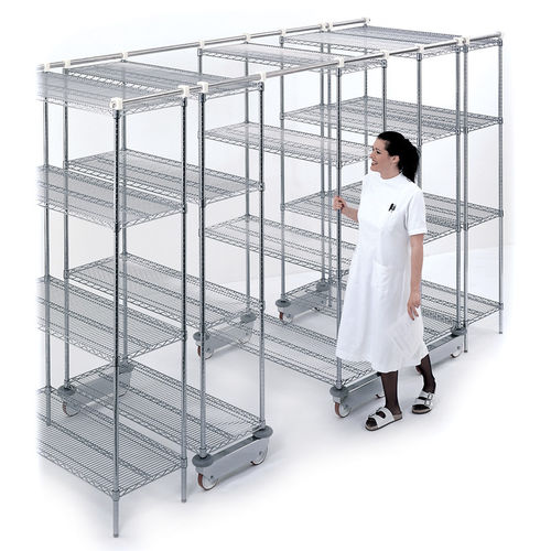 Selbsttragendes Regalsystem - MOSYS Space - Francehopital - modern / Stahl / für professionellen Gebrauch