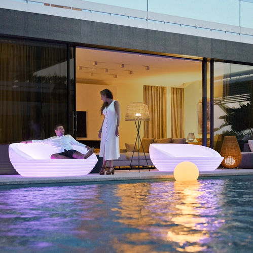 Modernes Sofa - FORMENTERA - NEWGARDEN - für Außenbereich / beleuchtet / mit Akku
