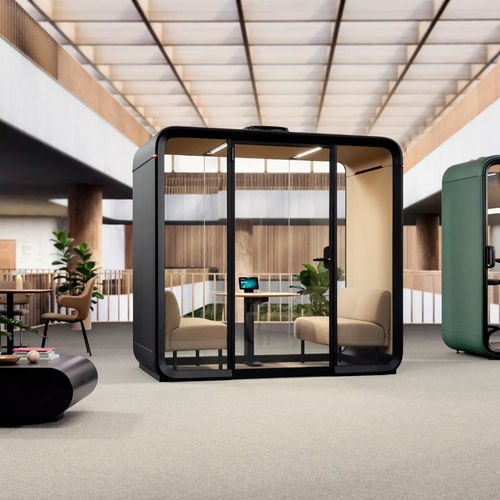 POD-Büro / mit integrierter Beleuchtung - FRAMERY FOUR™ - Framery Oy - Akustik / regelbar / mit integrierter LED-Beleuchtung
