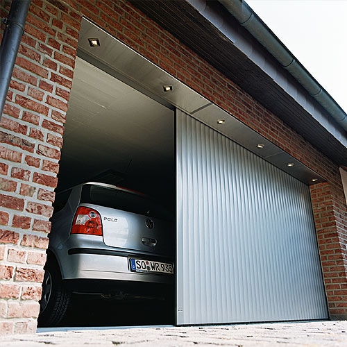Schiebetor für Garage - VERTICO - ALULUX - Aluminium / automatisch