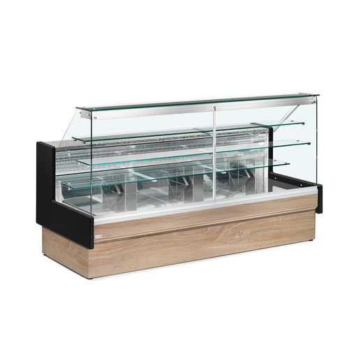 Verkaufskühlvitrine - COLORADO - ZOIN - für Konditoreien / Edelstahl / ohne Tür