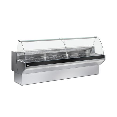 Verkaufskühlvitrine - PATAGONIA - ZOIN - für Einzelhandel / Edelstahl / ohne Tür