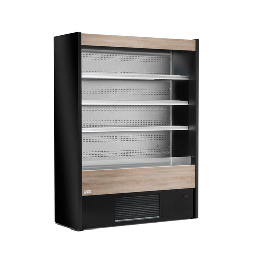 Standkühlvitrine - OLIMPO - ZOIN - für Einzelhandel / Edelstahl / ohne Tür