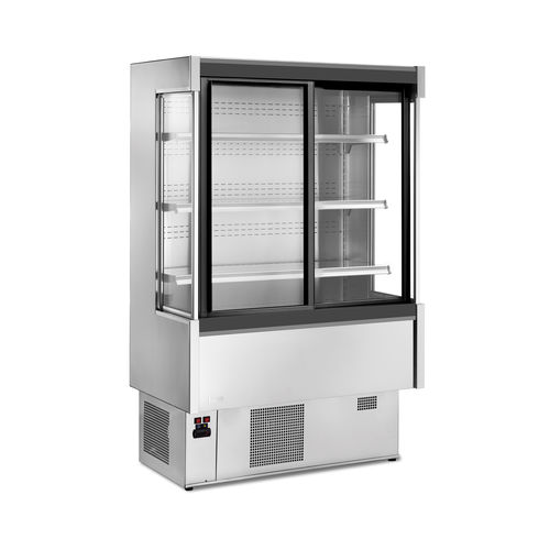Standkühlvitrine - SILVER - ZOIN - Schrank / für Einzelhandel / Edelstahl