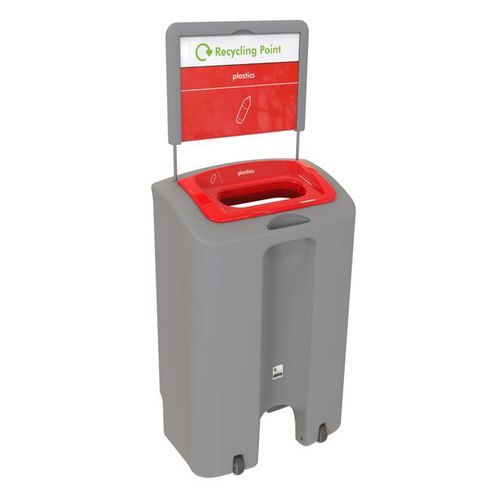 Park-Abfallbehälter - ENVIROGO - leafield envirobin - System / Polyethylen / modern