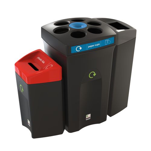 Hygienischer Abfallbehälter - HUB  - leafield envirobin - Polyethylen / modern / für Gewerbegebrauch