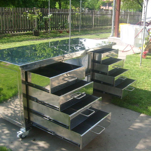 Wagen für Profiküchen - Ban-Inox - gekühlt / Edelstahl