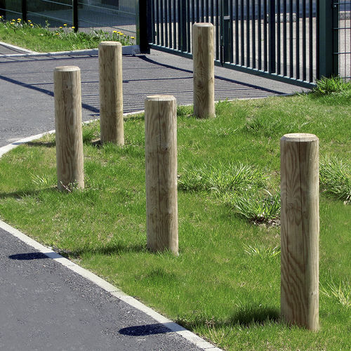 Sicherheits-Sperrpfosten - OLIVIER - Activia Mobilier Urbain - stationär / abnehmbar / Kiefer