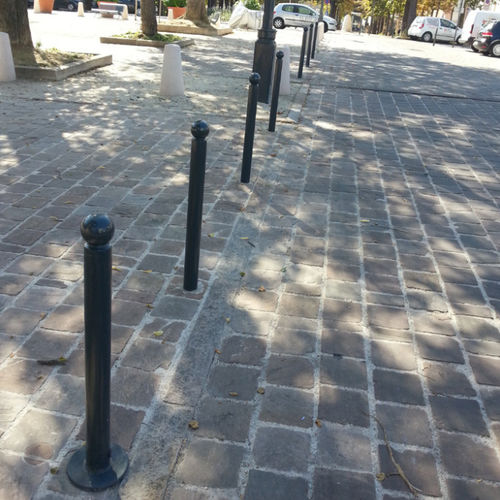 Sicherheitspfosten - BOULE - Activia Mobilier Urbain - stationär / abnehmbar / Stahl