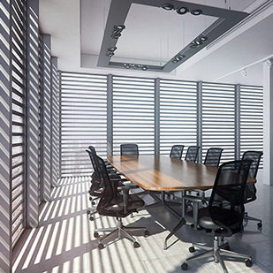Japanische Jalousie - SH3300 - ALUMINCO - für Fenster / Aluminium / Glas