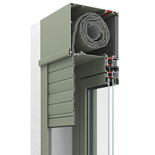 Aluminium-Rollladenblende - SH 700 - ALUMINCO - integrierter Dämmung / mit Schallisolierung