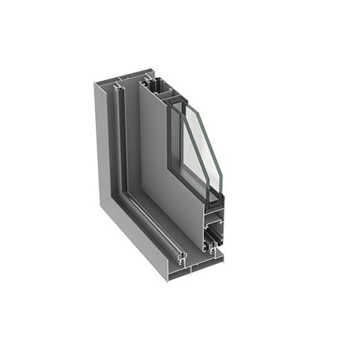 Aluminium-Fensterprofil - SL320  - ALUMINCO - hochbelastbar / mit großer Öffnung