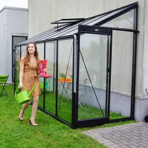 Gewächshaus für Hobbygärten - MR2H - ACD - einkuppelig / Aluminiumstruktur / Glas