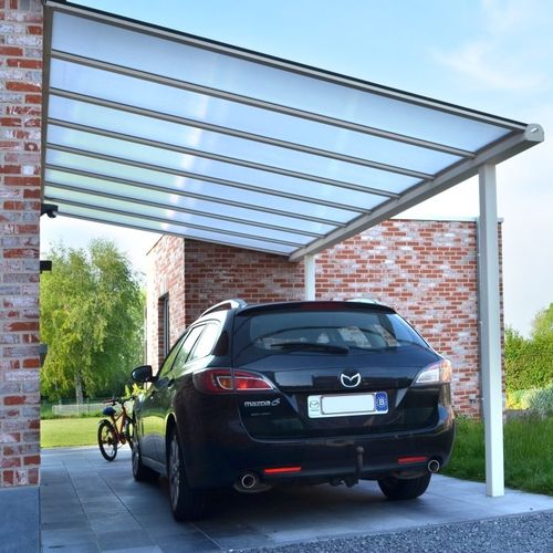 Edelstahl-Carport - HILL - ACD - Polycarbonat