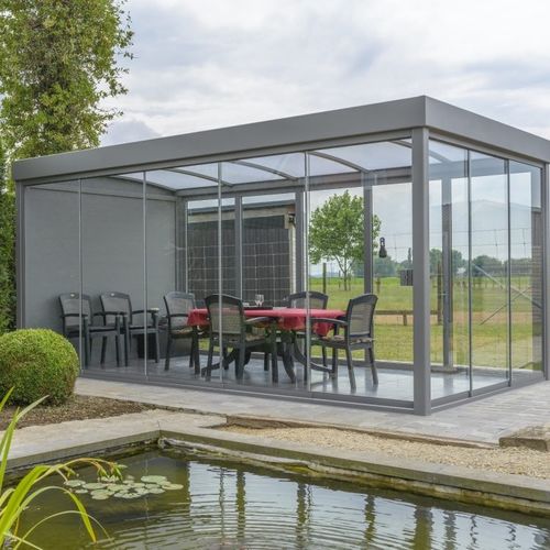Gewächshaus für Produktionszwecke - KUBA - ACD - einkuppelig / Aluminiumstruktur / Glas