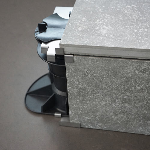 Stahl-Befestigungssystem - EDGE FINISH - SOLIDOR - zur Außenraumgestaltung / für Boden / Außen