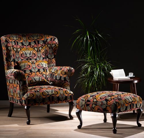 Stilsessel - BASSET - Ziemann Home Design - Stoff / Ohren / Bergère-Stil