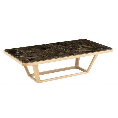 Couchtisch / skandinavischer Stil - AMARANTH - Ziemann Home Design - Holz / Marmor / Gestell aus Massivholz