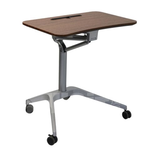Moderner Arbeitstisch - UOF-1606 - Usit Seating - HPL / MDF-Laminat / Gestell aus Aluminiumguss